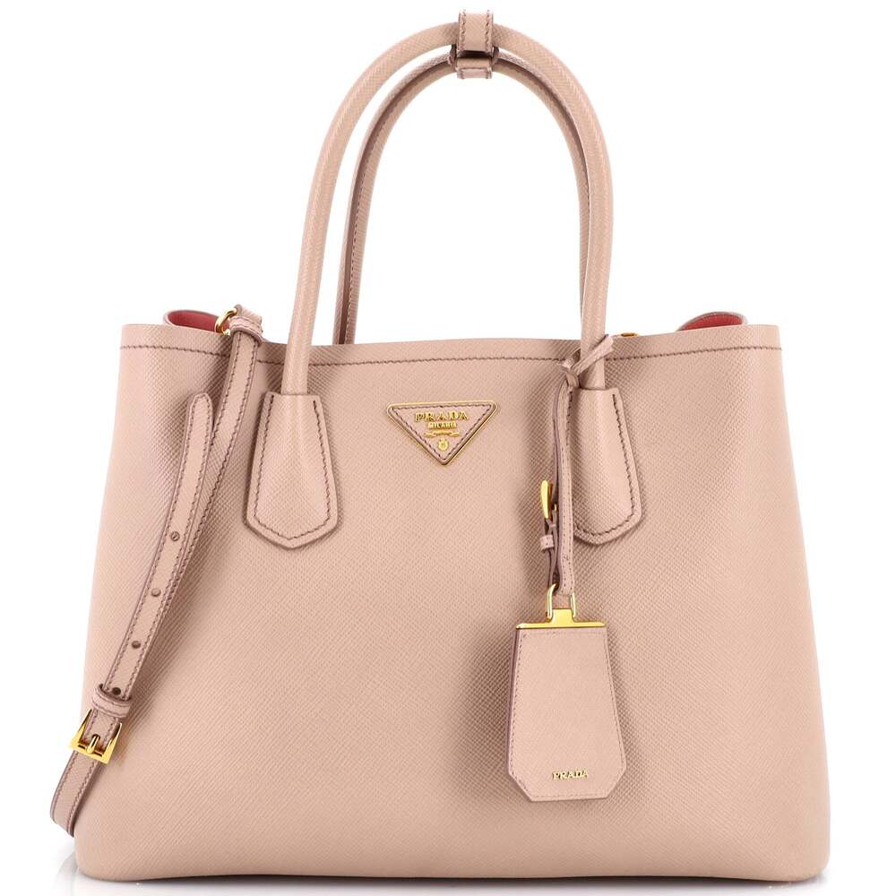 Prada Cuir Double Tote Saffiano Leather #254150P15B - Picture 1 of 6